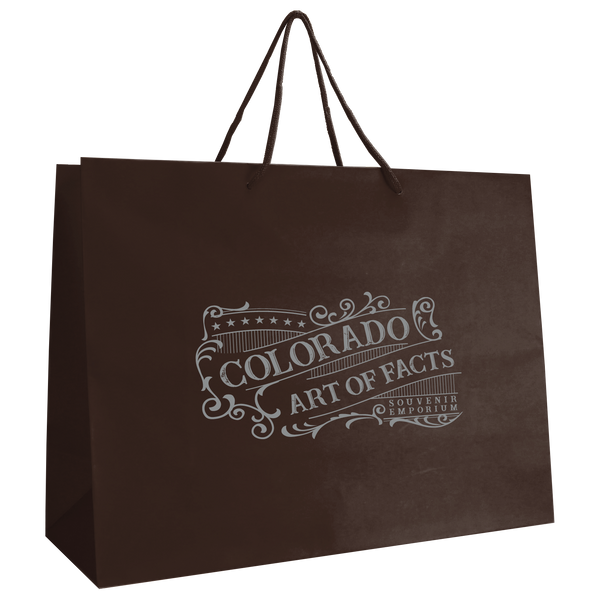 matte & glossy shoppers,  paper bags,  breast cancer awareness bags, 