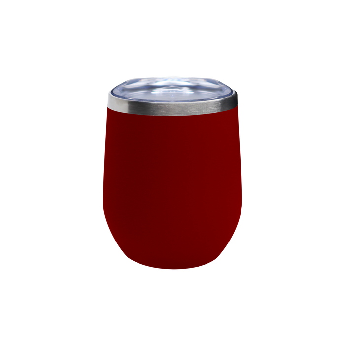 Matte Red Vacuum Insulated Stemless Wine Tumbler