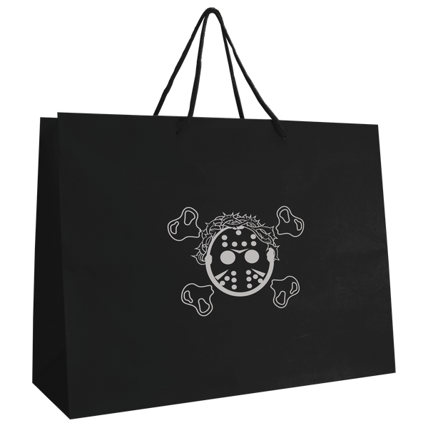 matte & glossy shoppers,  paper bags,  breast cancer awareness bags, 