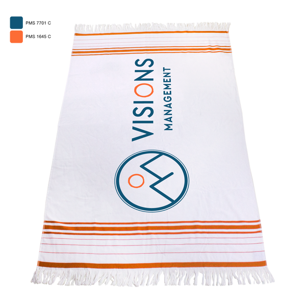 striped beach towels,  embroidery,  best selling towels,  silkscreen imprint, 