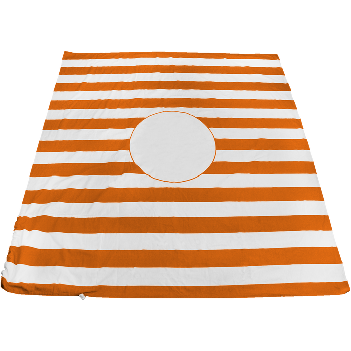 Orange Mainland Beach Blanket Bag