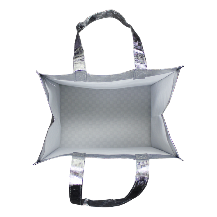  DISCONTINUED-Metallic Designer Little Storm Grocery Bag