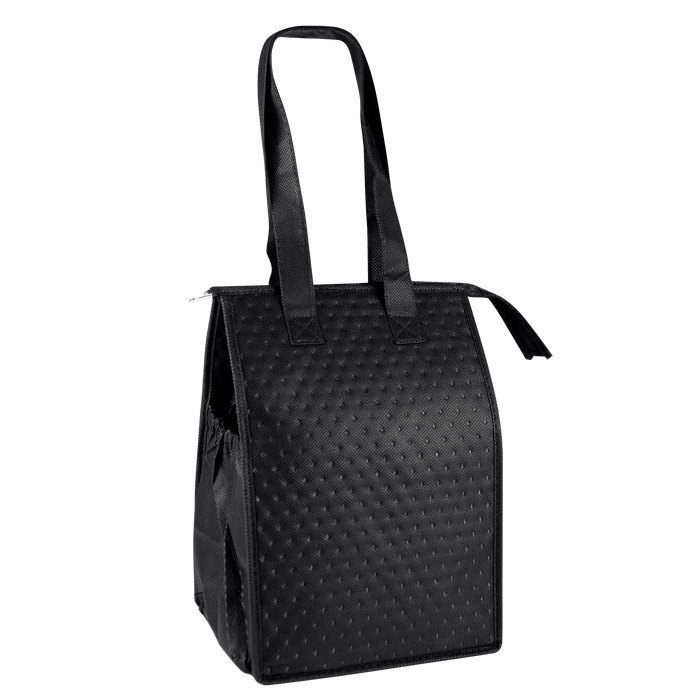Black Snack Pack Insulated Cooler Tote