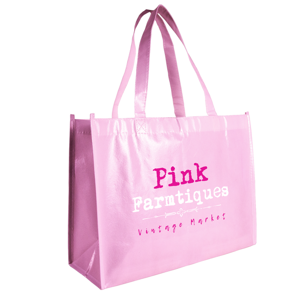 laminated bags,  tote bags,  breast cancer awareness bags, 