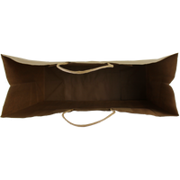  Extra Wide Kraft Paper Shopper Bag Thumb