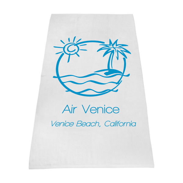 imprinted beach towels,  white beach towels, 