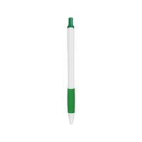 Green with Blue Ink Soft Grip Pen Thumb