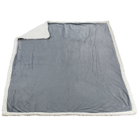 Gray Denali Standard Throw Blanket Thumb