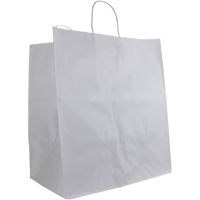 White Extra Large White Paper Shopper Bag Thumb