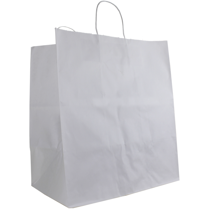 White Extra Large White Paper Shopper Bag