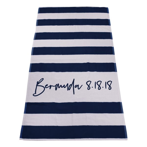 imprinted beach towels,  striped beach towels, 