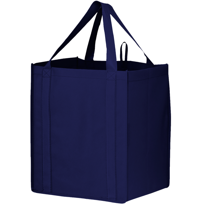 Navy Blue Big Storm Grocery Bag