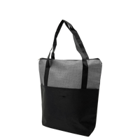 Silver Voyage Zip Top Tote Bag Thumb