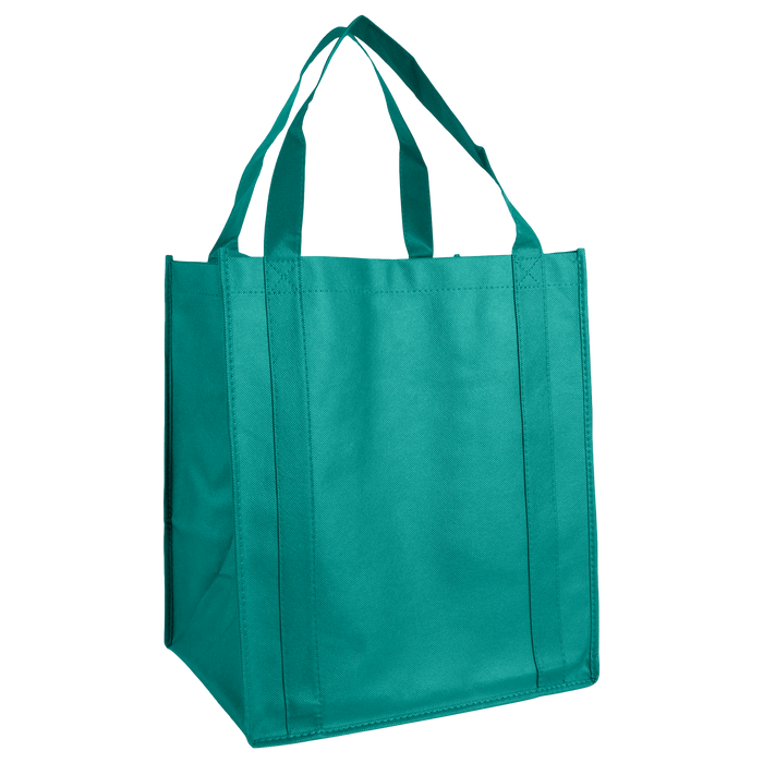 Teal Wine & Dine Reusable Tote Bag