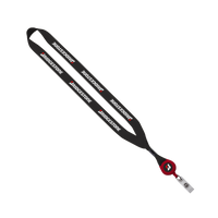  3/4" Lanyard with Retractable Badge Reel Thumb