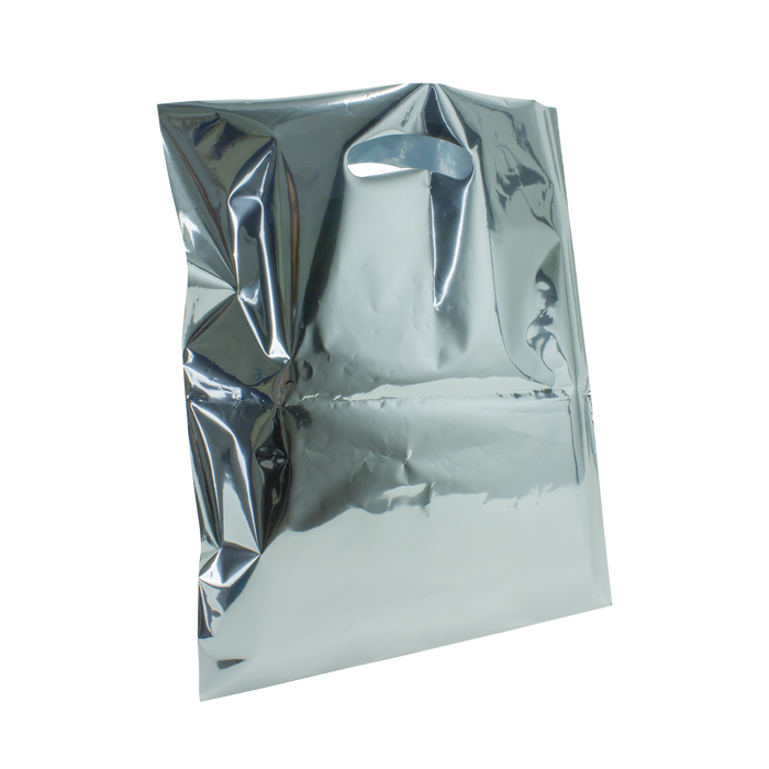 Metallic Silver Silver Ghosts Bag