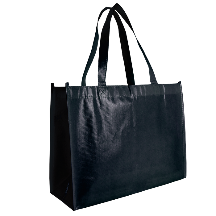 Black Laminated Convention Tote