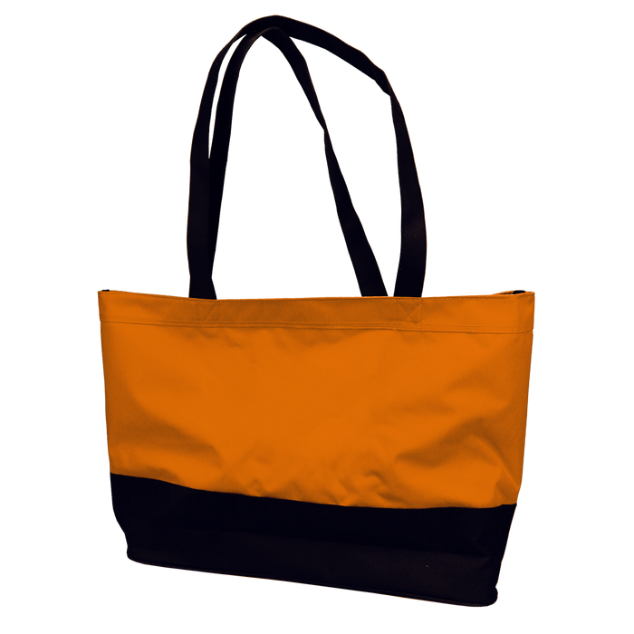 Orange Promenade Beach Bag