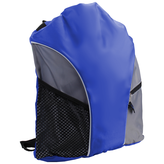 Royal Blue DISCONTINUED - Lightweight Drawstring Backpack