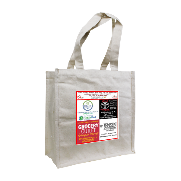 cotton canvas bags,  reusable grocery bags,  tote bags, 