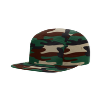 Green Camo 5-panel Cap Thumb