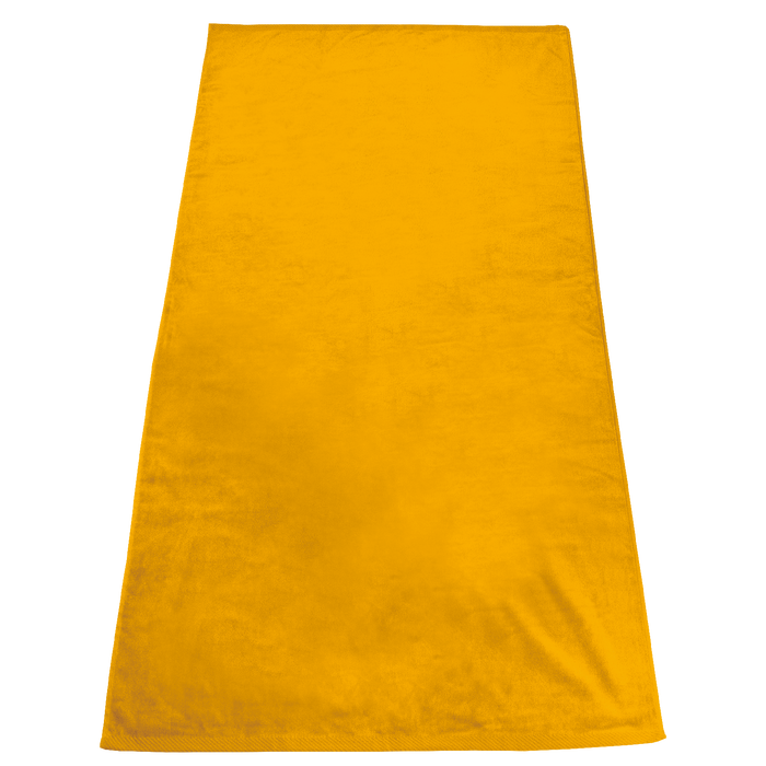 100% Linen Beach Towels, Heavy Weight - Yellow (from Good Linens