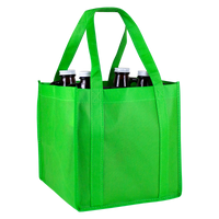 Lime Green 4-Bottle Growler Tote Thumb