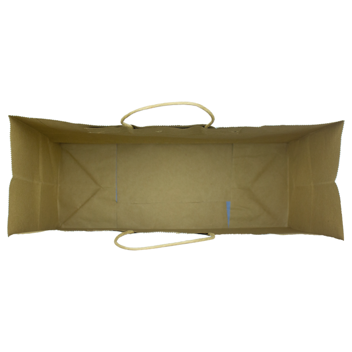  Extra Wide Matte Color Kraft Shopper Bag