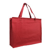 Red Zip-Up Convention Tote Plus Thumb