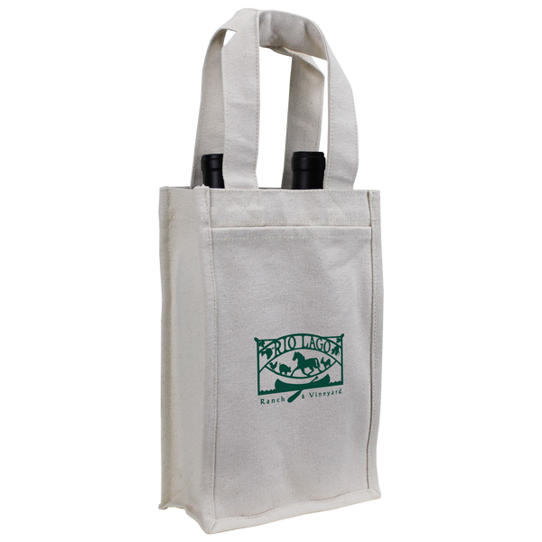 cotton canvas bags,  wine totes, 