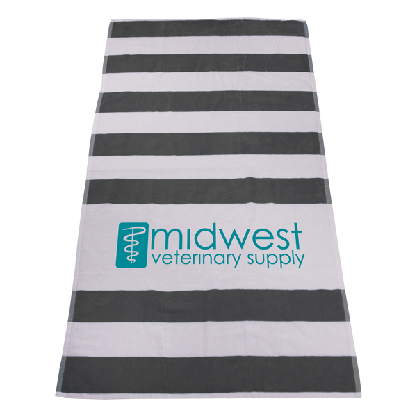 imprinted beach towels,  striped beach towels, 