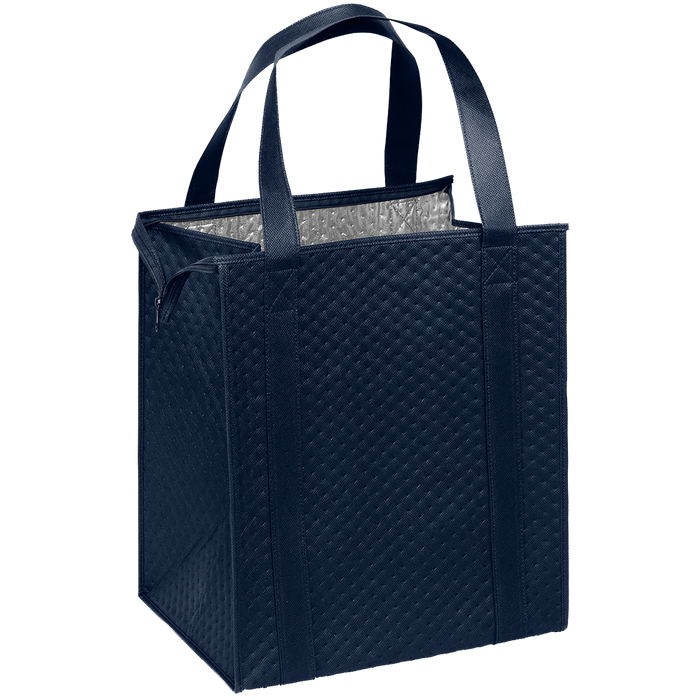 Navy Blue Large Insulated Tote