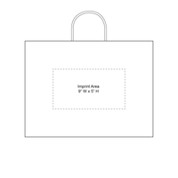  Extra Wide Kraft Paper Shopper Bag Thumb