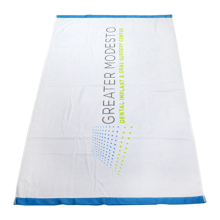  DISCT- Heavyweight Colored Edge Beach Towel