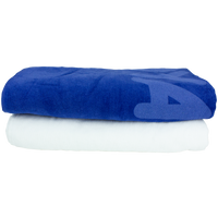  Built-In Pocket White Beach Towel Thumb