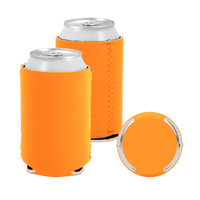 Orange Premium Collapsible Neoprene Koozie Thumb