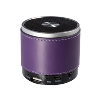 Purple Tuscany™ Faux Leather Wireless Speaker Thumb