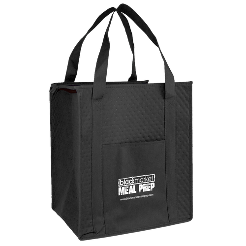 Black Market Meal Prep / Insulated Cooler Tote with Pocket ...