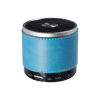 Light Blue Tuscany™ Faux Leather Wireless Speaker Thumb