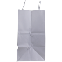  Medium White Paper Shopper Bag Thumb