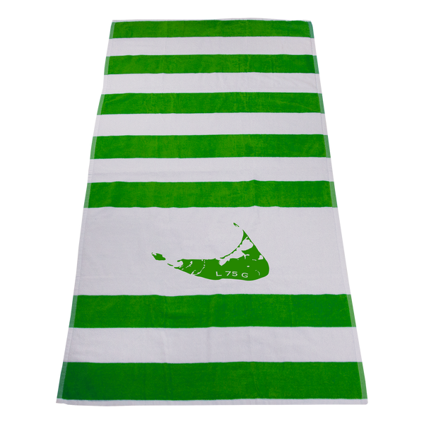 striped beach towels,  best selling towels,  silkscreen imprint, 