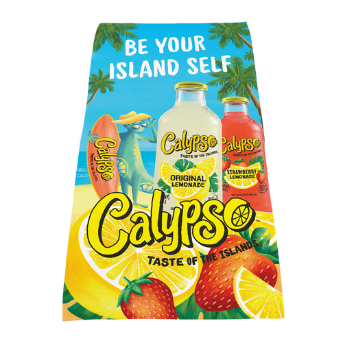 King Juice Company, Inc. Calypso Lemonades / Full Color Print Beach Towel / Full Color Print