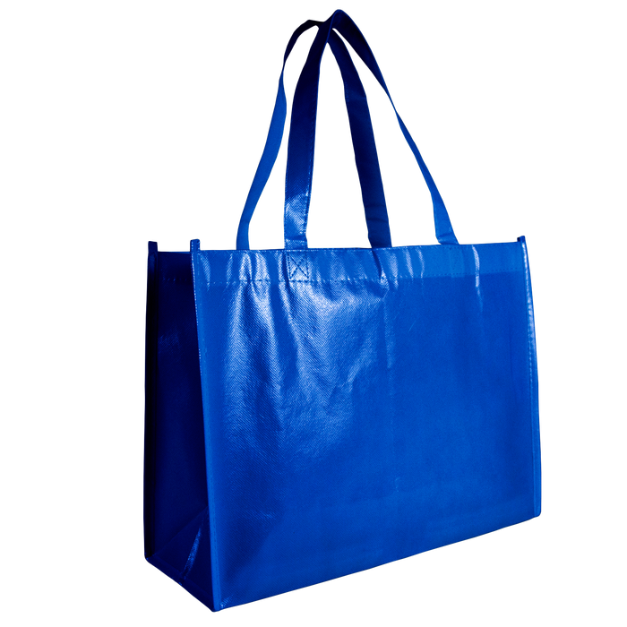 Royal Blue Laminated Convention Tote