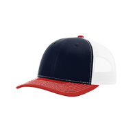 Navy/Red/White Richardson Trucker Snapback Hat Thumb