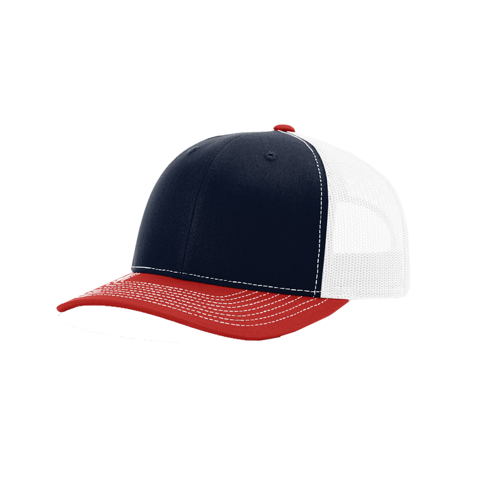 Navy/Red/White Richardson Trucker Snapback Hat