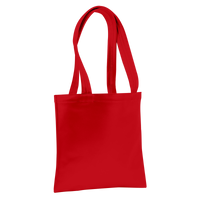 Red Large Vegan Leather Tote Bag Thumb