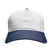 Navy/White Otto Cotton Twill Baseball Cap Thumb