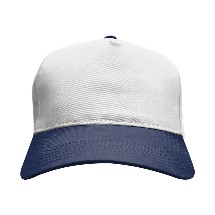 Navy/White Otto Cotton Twill Baseball Cap