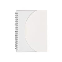 White Crescent Spiral Notebook Thumb