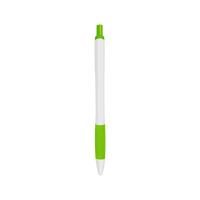 Lime Green with Black Ink Soft Grip Pen Thumb